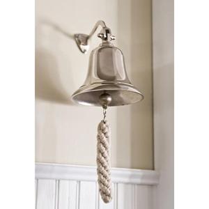 Artisanat Titanic navire cloche Style nautique décoration murale cloches en laiton montage facile prix de gros doré poli porte cloche à vendre - Product Image 4