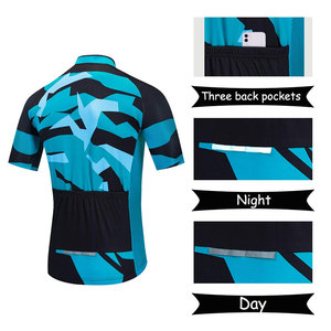 Nouveau design de maillot de cyclisme personnalisé à séchage rapide de haute qualité maillot de cyclisme de sublimation respirant en gros - Product Image 4