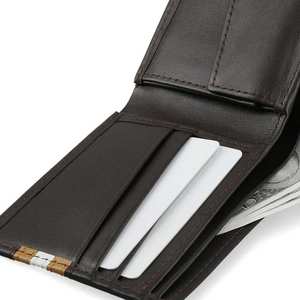 Portefeuille en cuir de luxe à motif uni, design élégant, prix abordable, vente en ligne 2026 - Product Image 3