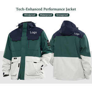 แจ็กเก็ตกันลมมีฮู้ดของผู้ชายเสื้อคลุมกันลมมีซิปปิดแบบลำลองสำหรับกีฬากลางแจ้งฤดูหนาวขนาด XL - Product Image 5