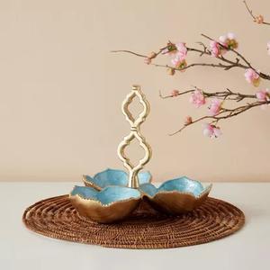 Hot Fancy Vantage Laiton Nickel Plaqué Condiment Cuisine Premium Bol Luxueux Royal Classique Look Fruit Servant Bol Fait À La Main - Product Image 3