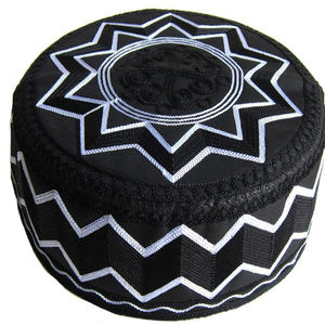 Nouvelle Casquette de Prière Islamique Personnalisée Imprimée Omani pour Hommes Musulmans, Formelle, Imperméable, 100% Coton, Broderie, Vente en Gros - Product Image 3