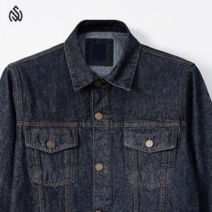 Veste en jean pour homme Vintage bleu coton hiver enduit XS taille disponible en gros vêtements d'extérieur veste d'hiver - Product Image 6
