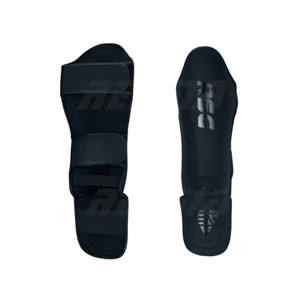 Construido en alta calidad PU Flex Soft Touch Poliéster Forro Profesional Combat Sport MMA Kickboxing Muay Thai Shin Pad - Product Image 1