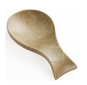 Reposacucharas Rústico de Madera de Acacia, Soporte para Palillos, Producto Popular, Reposacucharas de Madera Premium para Uso en Mesa de Cocina - Product Image 2