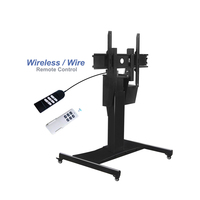 Chine Support de TV LCD électrique à faible coût avec réglage de la hauteur Support de chariot mobile Support mobile pour écran de télévision