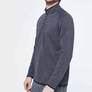 Pull-over Golf Sweatshirt Tissu solide en polyester confortable avec broderie de logo personnalisé Style d'automne - Product Image 5