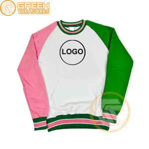 Alpha personnalisé | Sweat-shirt brodé en polaire de coton Kapa Sororité Vêtements grecs de haute qualité Alpha Femmes Sweatshirts - Product Image 4