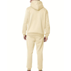 Ensemble de survêtement pour homme décontracté, respirant et confortable, ensemble de survêtement à capuche pour homme, 100% coton, logo personnalisé, surdimensionné, slim - Product Image 2