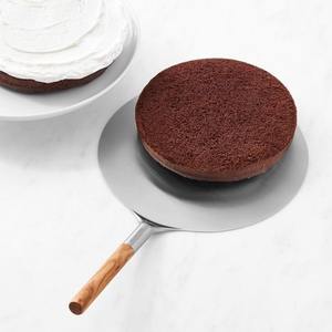 Grand élévateur de gâteau rond en acier avec poignée en acier inoxydable - Product Image 3