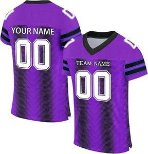 Nuevo diseño sublimación equipo Spandex Jersey fútbol americano cosido Venta caliente Jersey barato fútbol americano Jersey - Product Image 2