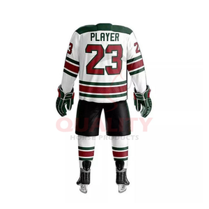 2025 nouveauté équipe de Hockey uniforme ensemble confortable Durable maillot pantalon technique de broderie pour un mouvement de jeu optimal - Product Image 3