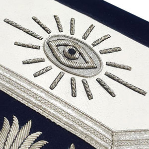 Tablier de rite écossais de haute qualité 32e degré tablier maçonnique personnalisé en velours noir tablier maçonnique fabriqué au Pakistan Ronpex - Product Image 6