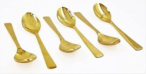 Cucharas y cucharas de té de latón al por mayor, cuchara de café chapada en oro con el mango de diseño de corazón más nuevo, uso personalizado por HF CRAFTS - Product Image 4