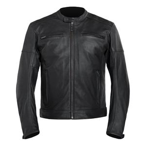 Veste de mode pour homme en cuir 100% de haute qualité avec logo personnalisé, équipement de moto haut de gamme pour l'extérieur à un prix avantageux - Product Image 1