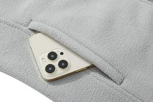 Chaqueta Polar con Capucha para Mujer, Ligera, con Cremallera Completa, Transpirable, Cortavientos, Abrigo para Exteriores, Otoño Invierno, Senderismo, Elegante y Funcional - Product Image 6