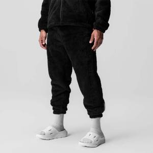 Pantalones deportivos para hombre-Joggers atléticos cómodos y elegantes con cintura con cordón y bolsillos para uso diario - Product Image 5