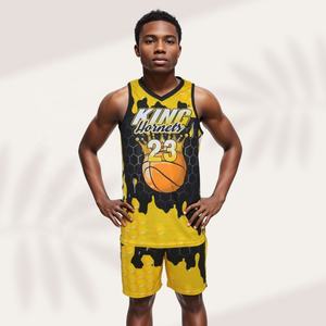 Uniforme de Baloncesto Sublimado Personalizado al por Mayor, de Alta Calidad, Transpirable, 100% Poliéster, Diseño Único para Hombre/Mujer - Product Image 4