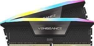 สำหรับแรม DDR5 32GB (2x16GB) สูงสุด 6000MHz CL36 REG ECC Intel XMP 3.0 DIMMs-สีดำ - Product Image 2