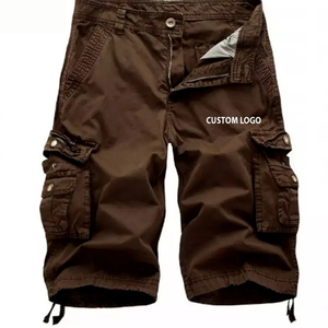 Pantalones cortos Cargo transpirables de secado rápido para hombre, pantalones cortos informales de malla ligera para entrenamiento de gimnasia, pantalones cortos de entrenamiento atlético, cintura elástica - Product Image 6