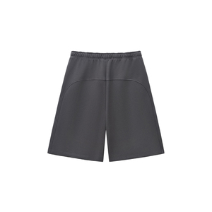 Heavyweight Cotton <b>Fleece</b> <b>Shorts</b> for Women Oversized Fit Logo Detail XS-XXL - Product Image 2