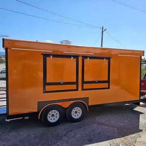 Camion de nourriture entièrement équipé pour la restauration Chariot de nourriture pour hot-dog USA Remorque de nourriture personnalisée avec équipement de cuisine de restaurant complet - Product Image 2