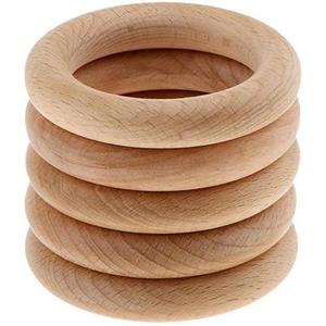 Rond de serviette en bois rustique design fait main pour réception de mariage à la ferme table de dîner de vacances élégante et rassemblements - Product Image 4