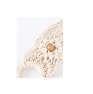 Anneaux de serviette en macramé faits à la main pour les tables à manger de mariage et la décoration intérieure; Utilisation de la vaisselle de cadeaux de Noël - Product Image 6