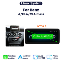 MEKEDE EU-LAGERBESTAND AUTO Android Auto-DVD-Player Navigationssystem Radio mit Linux-Unterstützung für Mercedes Benz A GLA CLA Klasse