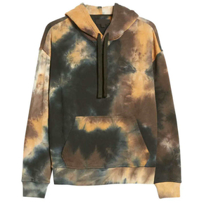 Design personnalisé Tie Dye Print Pullover Sweats à capuche avec cordon de serrage Service OEM & ODM Anti-rétrécissement Meilleur prix Tie Dye Sweats à capuche à vendre - Product Image 1