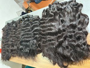 2024 cheveux de temple indiens 100% cheveux humains vierges naturels à double tirage Style de vague profonde lâche en vente par les exportateurs indiens Hot Deal! - Product Image 4