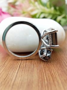 Anillo DE BODA Hip Hop de oro de 10K y 14K para hombre de lujo para GIA certificado completo VVS Baguette de diamante Natural clásico para fiestas de disfraces - Product Image 5