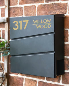 Boîte aux lettres murale en métal de style américain OEM/ODM personnalisé disponible en acier galvanisé - Product Image 6