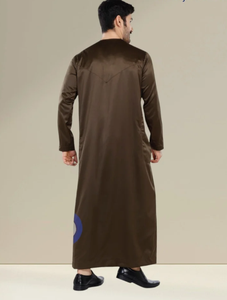 2025 nuevo diseño tradicional Clásico Thobe con la mejor calidad IIJABIA Vietnam omaní Thobe Jubba Vietnam tela - Product Image 3
