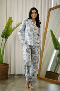 Premium Night <b>Suit</b> for Whomen Stitching Service Comfortable Fabric Nightwear for Best Wholesale Price - Product Image 2