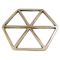 Dessous de plat en aluminium de qualité supérieure, dessous de plat en métal, pas cher, moderne, luxueux, poli, tapis et coussins