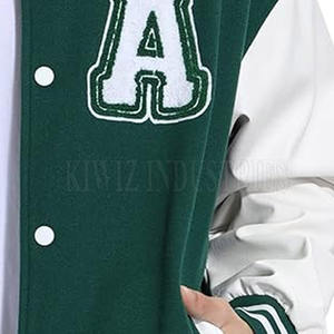 Veste d'équipe de sport Letterman en laine avec broderie personnalisée pour hommes Veste de baseball d'hiver avec tissu au prix de vente en gros - Product Image 4