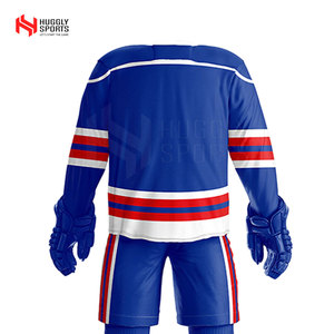 Uniforme de hockey sobre hielo a precio de fábrica superventas Conjuntos a granel de tacto suave unisex Precio al por mayor - Product Image 6