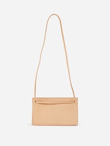 Sac bandoulière pour femme en cuir véritable beige naturel, petit, minimaliste, à bandoulière unique, fermeture éclair, résistant à l'eau, portefeuille pour téléphone - Product Image 4
