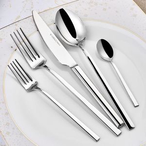 Juego de cubiertos hechos a mano, juego de cubiertos de alta calidad personalizado, gran oferta, juego de cubiertos de acero inoxidable con espejo decorativo para comedor 2025 - Product Image 1