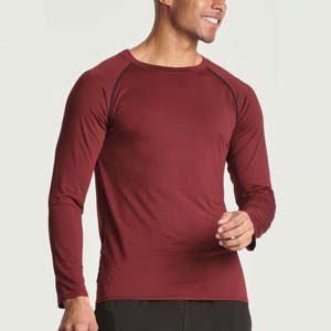 Best Selling Long Sleeve <b>Compression</b> T <b>Shirt</b> Gym Athletic Workout Cold Weather Round Neck <b>Compression</b> <b>Shirt</b> For Men - Product Image 4