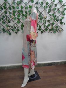 Export Selling <b>Indian</b> Ethnic Viscose <b>Fabric</b> Trending Women's Kurta for Wedding Party Elegance from India - Product Image 5