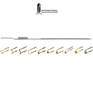 Électrodes de résectoscope TURP à haute fréquence en gros d'usine, boucles de coupe bipolaires réutilisables en acier inoxydable, base ICU chirurgicale - Product Image 1