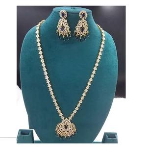 Juego de Joyería de Diamantes Americanos con Acabado Premium, Regalo de Alta Calidad para Mujer, Fabricación de Moda, Venta al Por Mayor, Exportación - Product Image 2