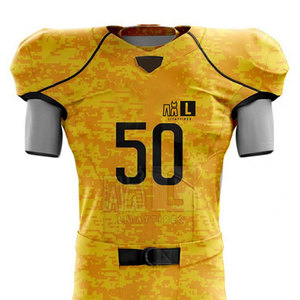 ชุดอเมริกันฟุตบอลมาใหม่ระบายอากาศได้ดีมี100% สั้นผ้าโพลีเอสเตอร์ซับเหงื่อ - Product Image 3