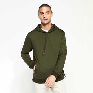 Sudadera con Capucha para Hombre, 100% Algodón, 500 GSM, Personalizable con Logotipo, Color Sólido, Estilo Urbano, Tallas Grandes, Sudadera Lisa para Invierno - Product Image 5
