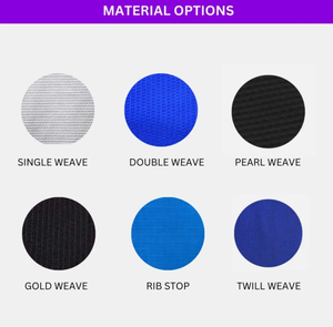 Best-Selling Adult Brazilian Jiu Jitsu Blue Gi <b>Strong</b> Breathable Cotton <b>Fabric</b> Jacket Customized Color Print OEM Available - Product Image 6