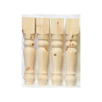 Fábrica de patas de muebles de madera en Vietnam Construcción de madera dura Premium Adecuada para sillas Sofás Gabinetes y mesas de alta calidad