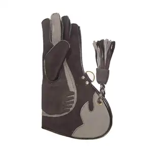 Großhandelspreise Fabrik Wildtier-Jagdhandschuhe für Herren Damen Leder hergestellt kundenspezifisch Qualität Hawk-Handschuhe