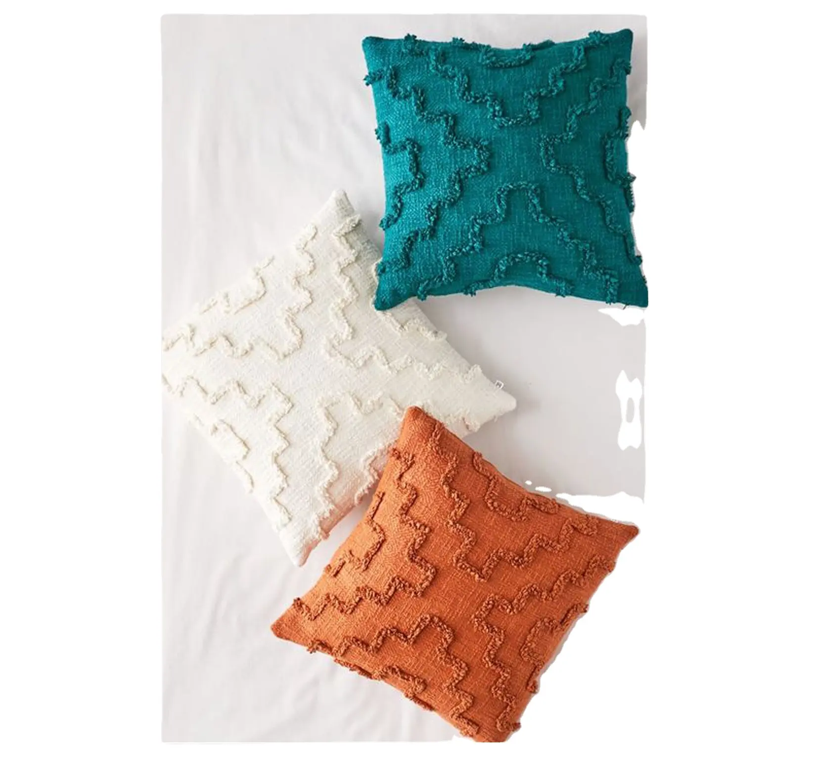 Capa para almofada em várias cores, capa criativa de algodão e lona, decoração para almofada, capa e sofá